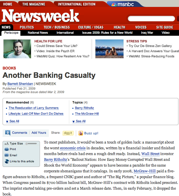 newsweek. Newsweek covers the McGraw