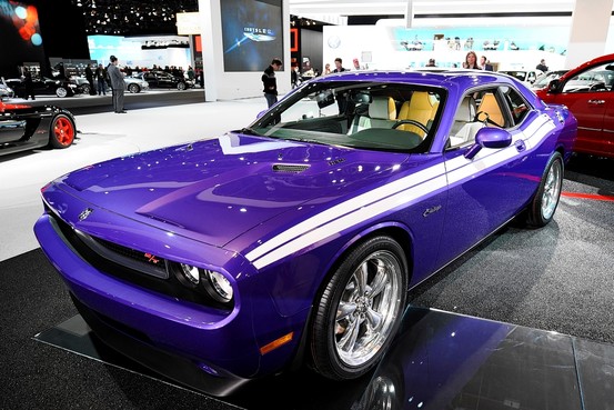 There's a Dodge Challenger R T 